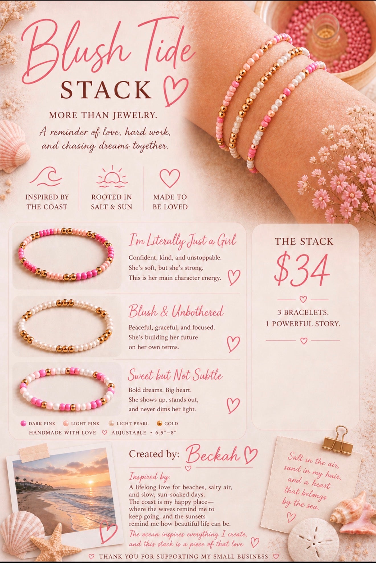 Blush Tide Stack